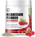 Magnezyum Glycinate Toz - 680mg Kompleksi Magnezyum Citrate, Oksit & Vitamin A C D E for Calm, Night & Muscle Support - Vegan, GMO (60 Hizmet, 120 Grams)