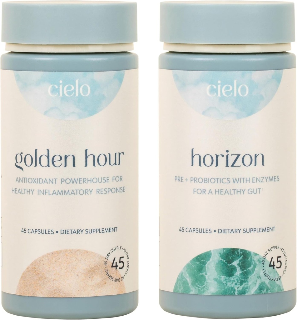Cielo Golden Hour & Horizon Sche - Probiyotikler ve Antioksiler Set (45 Gün Supply)