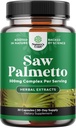 Ekstra Kuvvetli Saw Palmetto Ekstra - Saç Sağlığı ve Urinary Support with Plant Sterols & Flavonoids - Potent Herbal Supplement with 500 mg per Service - 30 Capsules