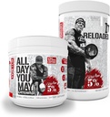 % 5 Beslenme Zengin Piana Log | Tüm Gün BCAA Toz + Kill It Reloaded High-Stim Pre-Workout (Fruit Punch)
