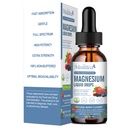 Magnezyum Glycinate Liquid Drop - Triple Abxia Supplement to Support Nerves, Sleep, Calm, Heart, Muscles * - Sugar-Free with P properties, L-Theanine, Sea Moss,Vitamin B,C,D3, K2-1Pack
