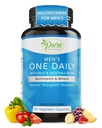 Pure By Nature One-Daily Multivitamin for Men, Immune Support Supplement with Non-GMO Ingredient, Vitamin & Minerals for Energy, 60 Veggie Capsules