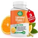 Liposomal Vitamin C Supplement Pills 1200 mg - Yüksek Abvitamin 180 Vegan Capsules Fat ► VIT C, maksimum Güçlü Immune Sistemi ve Collagen ATM, Sunflower Lecithin