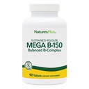 Natures Plus Mega B-150 Kompleksi - 90 Sustained Release Vegetarian Tabletler - maksimum Potency B Kompleksi - 90 Servisler