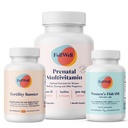 FullE Fertness Trio | Prenatal Vitamin Lemon + DHA & Fertness ATM | Choline, Folate, Omega 3, Coq10, NAC, 26+ Vital Nutrients | Diyetitian-formated, Non-GMO, 3rd Parti Test Edildi, 30 Hizmet