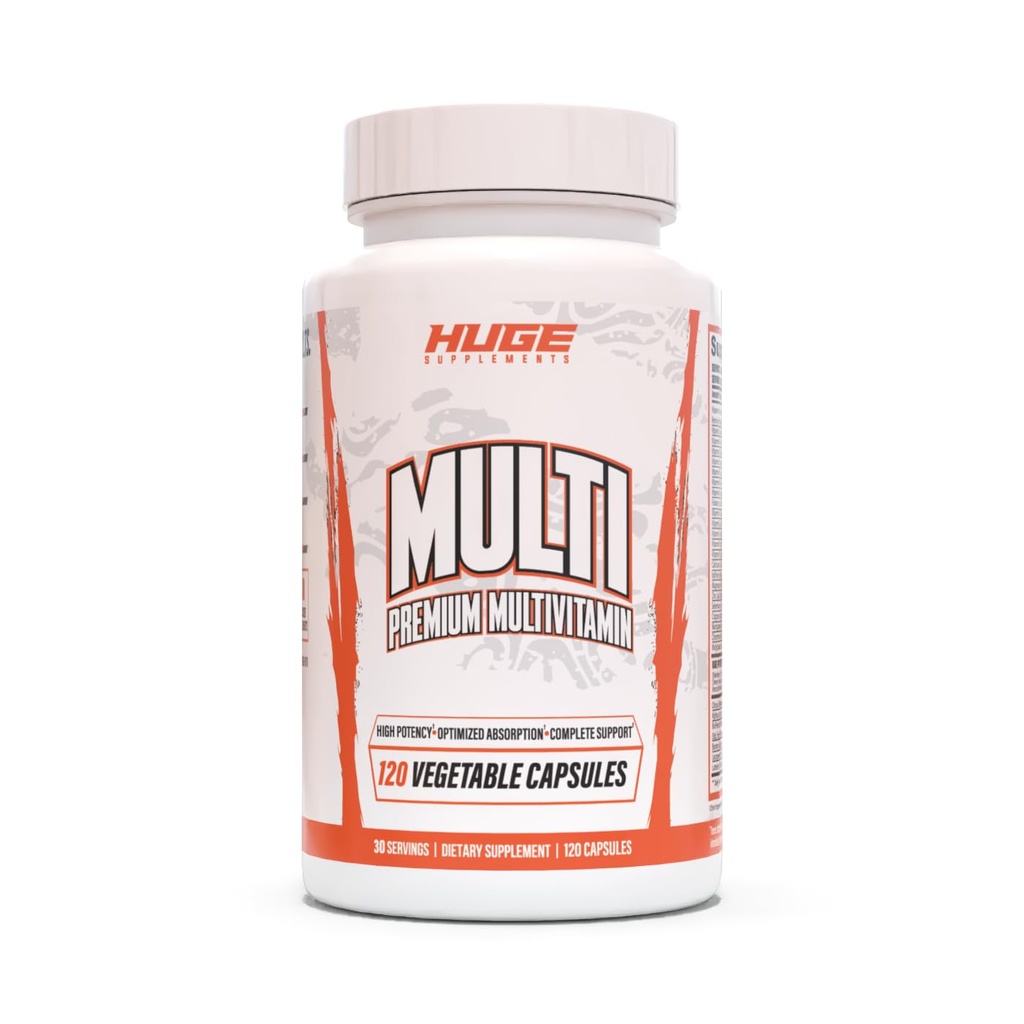 Büyük Çok, Erkekler için Çokvitamin, Yüksek Zamanlı Sporcular ve Vücut İnşası için Bir Formula, Vitamin & Mineral Replenishment, Supports Immune System & Health Hormon Seviyeleri (120 Capsules)