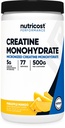 Nutricost Tinatine Monohidrat Toz (Pineapple Mango, 500 Gram) - Micronized Kretine Supplement - Vegan, Non-GMO, Gluten Free