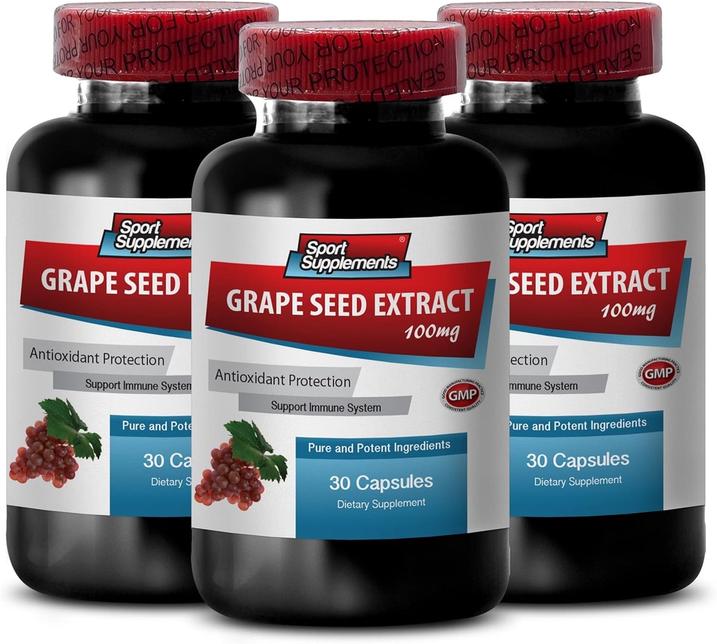 Oligomeric proanthocyanidins - Grape Tohum alıntısı - Grape Seed Capsules - Grape Seed Supplement - Grape Seed resveratrol - Yüksek Baskıyı Önleme - 3B 90 Capsules