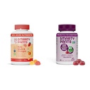 SmartyPants Kids Multivitamin Gummies and Probiyotik Immunity Sche: Omega 3 Fish Oil (EPA/DHA), D3, C, Vitamin B12, B6, Digestive & Immune Support Supplement (30 Day Supply)