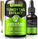 Türkiye Tail Mushroom Extract - 2 Fl Oz Mushrooms Türkiye Tail Supplement, Organik Immune & Digestive Support Supplement, Fast-Absorbing Liquid Tincture