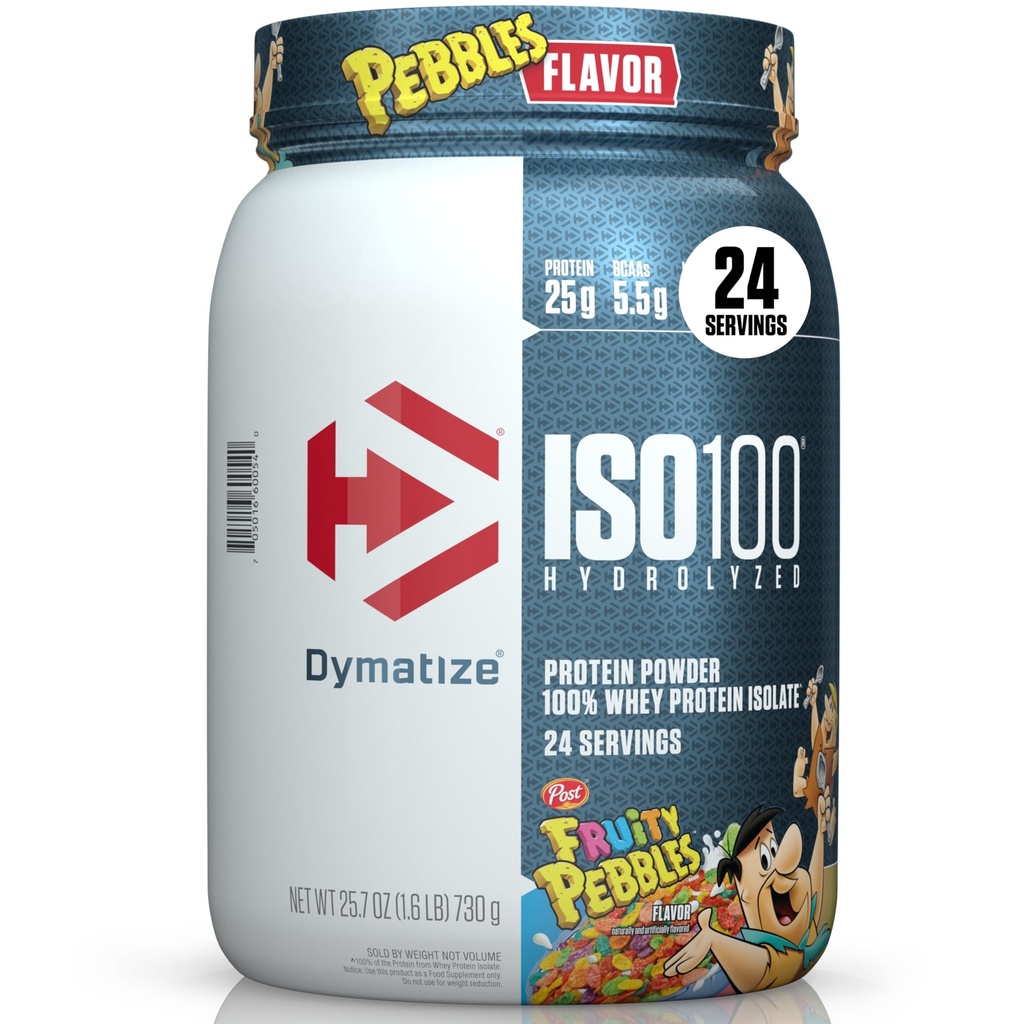 X Meyveli Pebbles ISO100 Whey protein Toz Isolate, 25g of protein, 20 Hizmet, 5.5g BCAAs, 120 Cal., Gluten Free, 1g Fat, 1g Sugar, 2g Carb (24 Hizmet)