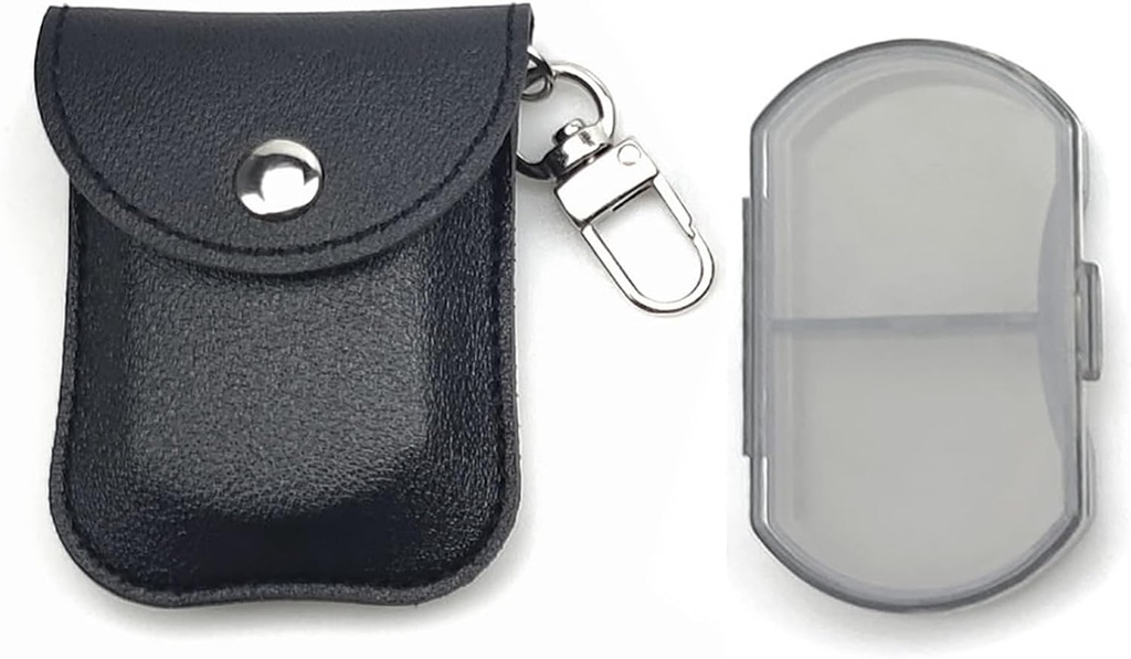 VOFOON Küçük Pill Organizer, Seyahat Pill Box For Purse, Snapchat Pilleç, Pocket Pill Konteyner, 2 Times a Day Daily Portable Medicine Vitamin Case, Fish Oil Box, Supplement Box