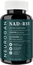 NAD + Resveratrol Capsules 1:1 - 1200 mg Oda başına, 90 Ct - Hücre Sağlığı ve Sağlıklı Aging Supplements, Enerji & Immune Support - Nicotine Adenine Dinüot Nide Tamam Tamam Tamam Tamam