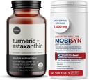 Astaxanthin Supplement + Pure Krill Oil ile Organik Turmeric