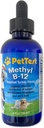 PetTest Me12 Vitamini Sıvı Ölçeği 4fl oz (5000 MCG) Diabetik Evcil hayvanlar için Metilkobalamin ile Tamam, Köpekler ve Kediler için Enerjiyi Arttırmak için En Az Apsiyon