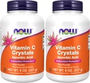 Şimdi Tamamlar, Vitamin C Kristalleri (Ascorbici) Toz, Antioksi Koruma*, 8-Ounce (Pack of 2)