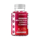 Vitamatic Extra Strength Magnezyum Gummies – 255 mg (Element Magnezyumal) hizmet başına – 60 Vegan Gummies Supports Relaxation, Muscle & Nerve Function, Bone Health & Energy Production Production Production