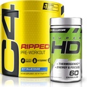 C4 Ripped & SuperHD, The Thermogenic Sche, C4 Ripped Pre Workout Toz, ICY Blue Razz 30 Capsimax ve Green Tea Extract ile + SuperHD, 60 Servisler