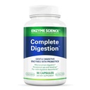 Enzyme Science - Tamam Digestion, Full Support for Digestive Health and Help Reducing Gas, Bloating, Indigestion ve Irregularity with 125 Milyar CFU Probiyotiks, Vegetarian, 90 Capsules
