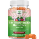 USDA Organik Çocuklar Multivitamin Gummies - Çocuklar için Çokvitamin A, C, D3, E, B6 & B12, çinko & Iodine - Çocuk Vitaminleri Güçlü Sağlık için Çok Fazla Üretilebilir Formula - 60
