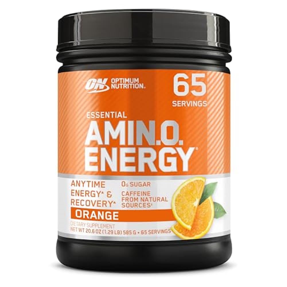 Optimum Beslenme Amino Enerji - Yeşil Çayla Çalışmak, BCAA, Amino Asits, Keto Friendly, Green Coffee Extract, Energy Toz - Orange Buzdolabı, 65 Hizmet (Pazar Mayıs Vary)