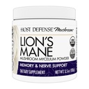 Host Defense Lion's Mane Toz - Brain Health Support Supplement - Mushroom Supplement to Support Focus & Memory Function - Immune & Nervous System Support Supplement - 3.5 oz (66 Hizmetler)*