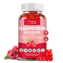 Magnezyum Glycinate Gummies 500 mg | Rahatlama Calm Gummies | Sugar-Free | Non-GMO | Gluten-Free | Vegan-Friendly for Yetişkinler & Kids (60 Raspberry Gummies)