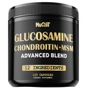 Glucosamine Chondroitin MSM ile Immune & Ortak Destek Supplement 2000 mg - Turmeric Curcumin Root, Boswellia, Elderberry, Echinacea & More - 120 Capsules - Bone Health, Flexability & Strength Support Support