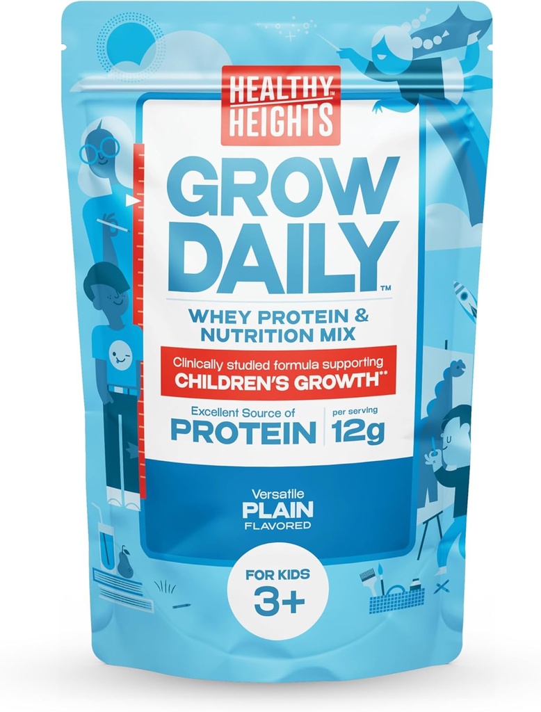 Sağlıklı Yükseklikler Günlük Çocuk Protein İçleri Mix (Plain) - Çocuklar için Yüksek Protein Shake