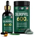 (Bundle) Sıvı Chlorophyll Drops & Chlorophyll Capsules – Natural Energy, Immune Support, Internal Freshness ve Anti Supplementoksit