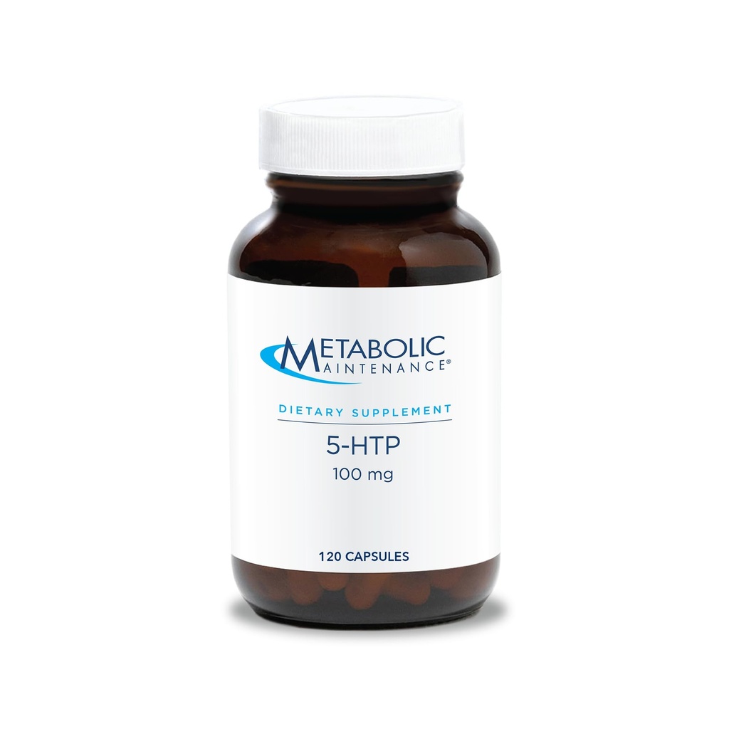 Metabolic Bakım 5-HTP - 100 mg 5-Hydroxytryptophan - Destekler Serotonin Pathways, a Pozitif Outlook & Restfuness - 120 Hizmet - 120 Capsules
