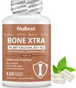 NuEn İyi Bone Xtra - Bitki bazlı Bone Strength, Strontium Citrate, Food, Magnezyum Marine Algae, Phosphorus, C, K2, D3 | maksimum toz | 1 ay Supply