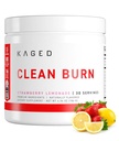 Kaged Clean Burn Toz | Strawberry Lemonade | Termogenik Kilo Yönetimi | Boost Metabolism | Organik Caffeine, Apple Cider Vinegar | Erkekler ve Kadınlar için Tamamlar | 30 Hizmet