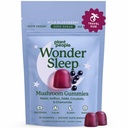 Plant People WonderSleep Mushroom Gummies Supplement Mini with Reishi Super Mushrooms, Saffron, Wild Elderberry Flavor No Sugar Vegan-Friendly & Gluten-Free Trial Size