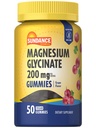 Sundance Magnezyum Glycinate Gummies | 200 mg | 50 Kont | Grape Flavor | Vegan, Non-GMO ve Gluten Free Supplement Supplement Supplement