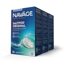 Navage SaltPod Sche 3 30-Packs (90 SaltPods) - Navage Salt Pod Refills Only - Navage Nasal Irrigation System - Sinus Rinse ve Saline Pods için özel olarak tasarlanmıştır