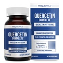 Quercetin Tamam® Quercetin Phytosome with 50X Higher Abors, Klinik olarak Proven & Patented Quercefit – En Etkili Quercetin Form – Bromelain, çinko & C (60 Capsules) ile gelişmiş
