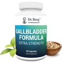 Dr. Berg Gallbladder Formula Ekstra Güç - Ox Bile Toz ve Conjugate Bile Asit - Digestive Enzymes Proprietary Mix - Full 45-Day Supply - 90 Cooking Capsules