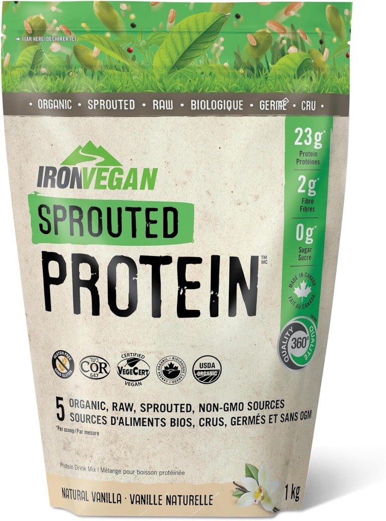 Organik Vanilla Sprod protein Toz, 1000 GR