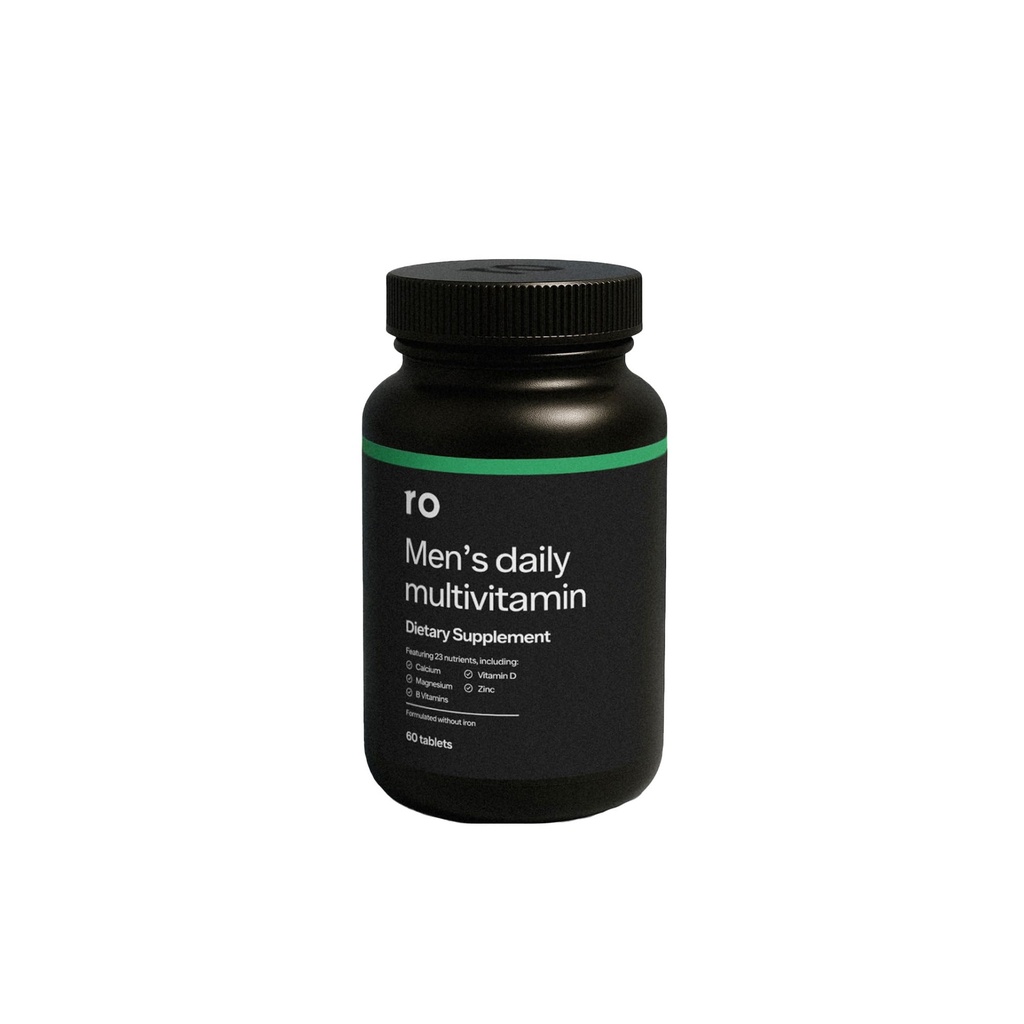 Erkekler için Günlük Multivitamin | Fiziksel Aktivite Destekler, Beyin + Kalp Sağlığı ve Immune System with 23 Key Nutrients Including, Magnezyum, ve çinko | 30 Günlük Supply (60 Tablet)