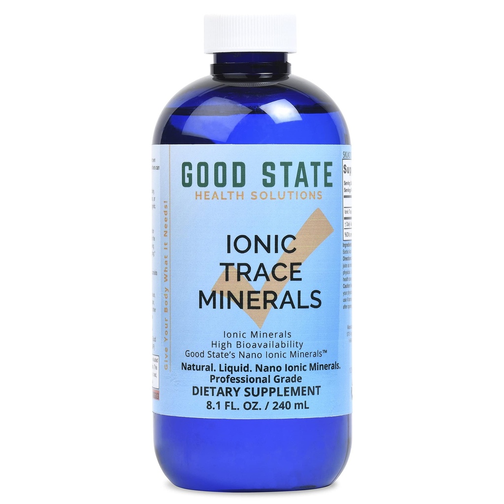 Good State Liquid Ionic Trace Minerals (96 125 mg'da hizmet ediyor - 8 fl oz)