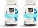 365 by Whole Foods Market, Gummies Probiyotik Fiber 2 Bill Blue Raspberry, 60 Kont (Pack of 2)