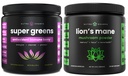 NutraChamps Super Greens Antioksi & Lion's Mane Toz. Digestive, Immunity & Adaptogen Support