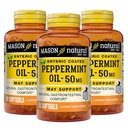 MASON NATURAL Peppermint Oil 50 mg Yoğun Kaplama, 270 Günlük Gastrointestinal Desteği Normal Fonksiyonling Bowel, Softgel Pills