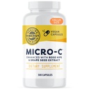 Vimergy Micro-C® Vitamin C Capsules - Capsule başına 500 mg, Destekler Immune Health*, Collagen Production, Supports Health Bones*, Kosher, Vegan & Gluten-Free, Value Dimension 300 Capsules - 500 mg per Capsule, Supports Immune Health*, Supports Health