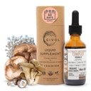 Ultimate Immune Mushroom Kompleks Liquid Drops: Dynamic Herbal Mix for Advancedd Performance & Energy, Fresh Lion's Mane, Reishi, Chaga Extracts, Vitamins, 60 Days Supply