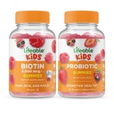 Lifeable Biotin Kids + Probiyotik 2 Milyar CFU Kids, Gummies Sche - Great Tasting, Vitamin Supplement, Gluten Free, GMO Free, Chewable Gummy