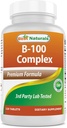 Yetişkinler için en iyi Naturals B-100 Kompleksi, 120 Tablet