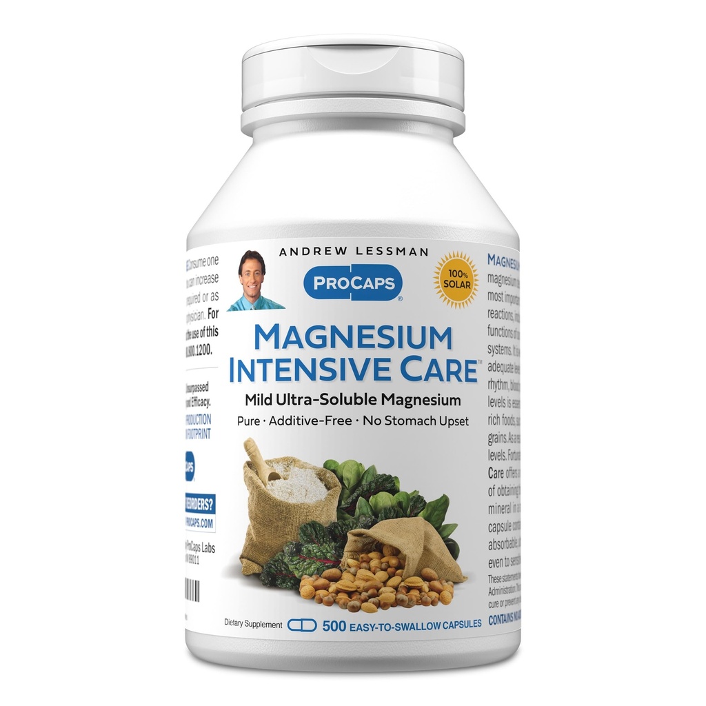 Andrew Lessman Magnezyum Yoğun Bakım 500 Capsules – 200 mg Mild Ultra-plastik, Magnezyum Destekleri Nerves, Kass, Beyin ve Kalp, Katkılar, En Hassas Stomachs Hatta En Hassas Miğütler