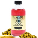 I Am Joy: Sıvı Colloidal Gold 24k 99.99% Pure 100ppm Ruby Red Water Based All Natural Electrol Large 8oz Glass Şişe Şişe